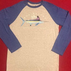 Guy Harvey long sleeve raglan tee